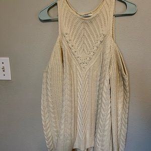 Alya Sweater w/ Shoulder Cutouts